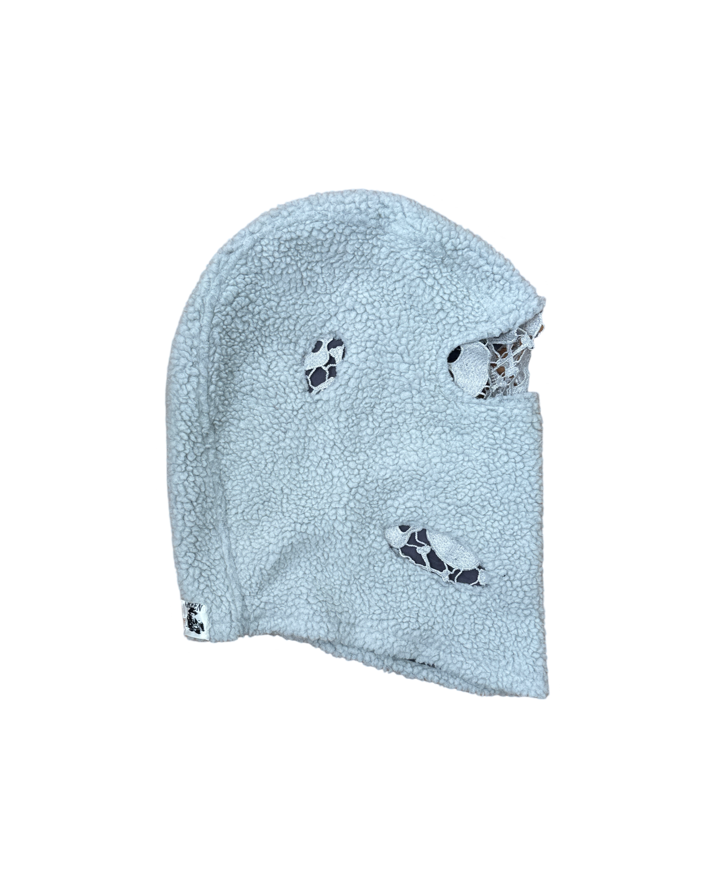 OFF- WHITE LACED BALACLAVA